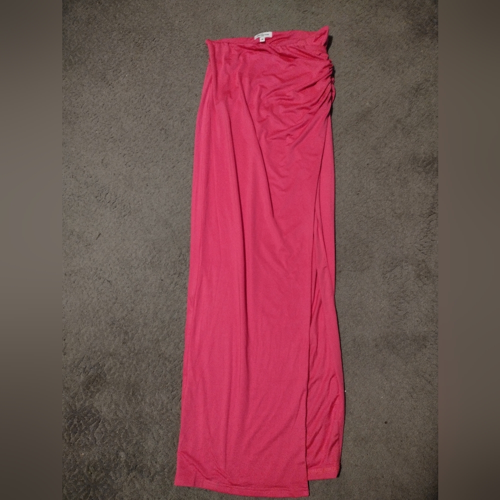 Strapless Pink Body Con Dress M